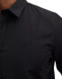 Calvin Klein Jeans slim stretch shirt in black