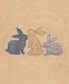 Фото #3 товара Textiles Bunny Row Embroidered Luxury 100% Turkish Cotton Hand Towels, Set of 2, 30" x 16"