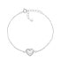 Фото #1 товара Romantic silver heart bracelet BRC62W