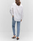 ფოტო #2 პროდუქტის Women's Pocket Oversize Shirt