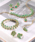 ფოტო #5 პროდუქტის Brasilica by EFFY® Emerald (1-1/16 ct. t.w.) and Diamond (5/8 ct. t.w.) Flower Ring in 14k Gold or 14k White Gold