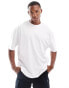 ASOS DESIGN oversized t-shirt in white with street food back print Белый, 2XL - Chest 46-48 - фото #4