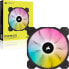 Фото #24 товара Corsair iCUE SP140 RGB Elite Performance 140 mm PWM Fan Pack of 2 with iCUE Lighting Node Core (CORSAIR AirGuide Technology, Eight Controllable RGB LEDs, Quiet 18 dBA, Up to 1,200 rpm) Black