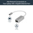 Фото #7 товара StarTech.com USB-C to Gigabit Network Adapter - Silver - Wired - USB - Ethernet - 5000 Mbit/s - Silver