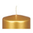 Candle Golden 9 x 15 x 9 cm (12 Units)