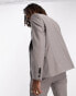 Фото #8 товара Twisted Tailor buscot suit jacket in mink grey