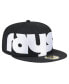 ფოტო #2 პროდუქტის Men's Black Tampa Bay Rays Checkered Undervisor 59FIFTY Fitted Hat