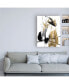 Jennifer Goldberger Glam and Black II Canvas Art - 36.5" x 48"