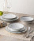 Crestwood Platinum Set of 4 Salad Plates, Service For 4