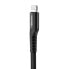 Kabel przewód do Iphone sprężynowy USB - Lightning Fish Eye 1m czarny