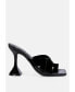 Фото #1 товара Women's Snatched Intertwined Toe Ring Heeled Sandals