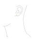 ფოტო #3 პროდუქტის Minimalist Tiny Mini Garden Reptile Serpent Snake Stud Earrings For Women 14K Yellow Gold Safety Clutch Screw back