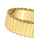 AJ by ALEV Thick Striped Gold Ring