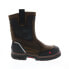 Фото #1 товара Wolverine Overman Waterproof CarbonMax Wellington 10" Mens Brown Work Boots 8