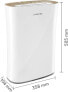 TROTEC AirgoClean 110 E HEPA Air Purifier Ioniser for Clean Indoor Air up to 25 m²/63 m³, Removes 99.97% of all pollutants in the room air, Cleaning Volume max. 205 m³/h