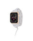 Фото #1 товара Ремешок POSH TECH Silver-Tone Jewelry Wrap Apple Watch 38mm