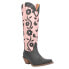 Фото #2 товара Dingo Goodness Gracious TooledInlay Floral Snip Toe Cowboy Womens Black Casual