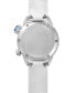 ფოტო #2 პროდუქტის Women's Automatic Nadia White Silicone Strap Watch 35mm