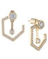 Фото #2 товара Spencer Front to Back Ear Jacket Earrings