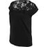 ფოტო #1 პროდუქტის URBAN CLASSICS Top Lace short sleeve T-shirt