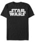 Star Wars Men's Simple Title Logo Short Sleeve T-Shirt