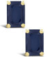 ფოტო #3 პროდუქტის Sapphire (1-3/8 ct. t.w.) Stud Earrings in 14k Yellow Gold