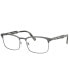 PR 54WV Men's Rectangle Eyeglasses