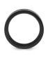 Stainless Steel Black IP-plated Inlay Band Ring