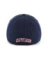 ფოტო #2 პროდუქტის Men's Navy Cleveland Indians Cooperstown Collection Franchise Fitted Hat