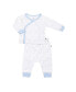 Gertex Dream Infant Boys Kimono Top and Pant Play & Sleep Set Голубой, 9 месяцев - фото #1