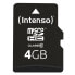 Intenso 4GB MicroSDHC - 4 GB - MicroSDHC - Class 10 - 25 MB/s - Shock resistant - Temperature proof - Waterproof - X-ray proof - Black