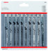 Фото #1 товара Bosch Stichsägeblatt-Set Clean Precision, 10-teilig