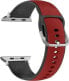 Фото #1 товара Beline Beline pasek Apple Watch Silico Leather 38/40/41mm czerwono-czarny /red-black box