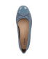 Балетки женские Dr. Scholl's Wexley с бантом Oxide Blue Faux Leather, 9 м - фото #4