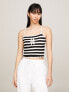 Фото #1 товара Stripe Crochet Crop Top