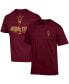 Фото #1 товара Men's Maroon Arizona State Sun Devils Stack 2-Hit T-shirt