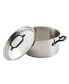 5-Ply Clad Stainless Steel 6 Quart Induction Stockpot with Lid