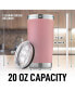 Фото #2 товара Stainless Steel Tumbler With Lid and Straw - 20oz