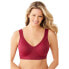 ფოტო #1 პროდუქტის Plus Size Wireless Microfiber T-Shirt Bra