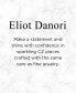 Фото #4 товара Eliot Danori rhodium-Plated Cubic Zirconia Daisy Pendant Necklace, 16" + 2" extender, Created for Macy's