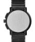 ფოტო #3 პროდუქტის Men's Swiss Chronograph Strato Gray Black PVD Bracelet Watch 44mm
