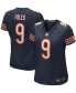 ფოტო #1 პროდუქტის Women's Nick Foles Navy Chicago Bears Game Jersey