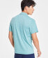 Alfatech Short Sleeve Marled Polo Shirt, Created for Macy's