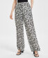 ფოტო #4 პროდუქტის Women's Printed Wide-Leg Pants, Created for Macy's