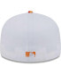 ფოტო #4 პროდუქტის Men's White, Orange Chicago White Sox Flamingo 59FIFTY Fitted Hat