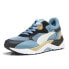 Фото #2 товара Puma Pl Trc Prevaze Lace Up Mens Blue Sneakers Casual Shoes 30791401