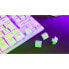 Gaming-Tastatur RGB-TKL-Membran THE G-LAB KEYZ-CAESIUMT-W/FR FR-Layout 12 Tastenkombinationen 100 % anpassbar Wei