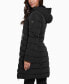 Фото #2 товара Women's Faux-Fur-Lined Hooded Puffer Coat