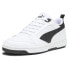 Фото #2 товара Puma Rebound V6 Low Lace Up Mens White Sneakers Casual Shoes 39232802