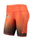 ფოტო #3 პროდუქტის Women's Orange Cleveland Browns Gradient Biker Shorts